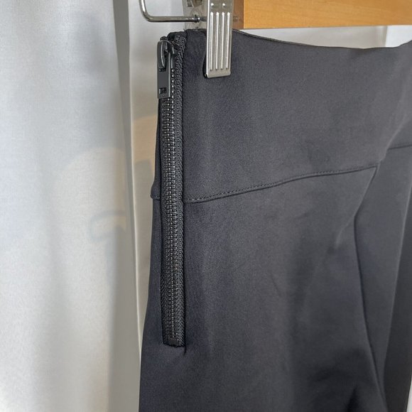 SOLD Witchery Black Scuba Pants Size 8 Ankle Zip Fitted Skinny Elastic Waist - Picture 14 of 16